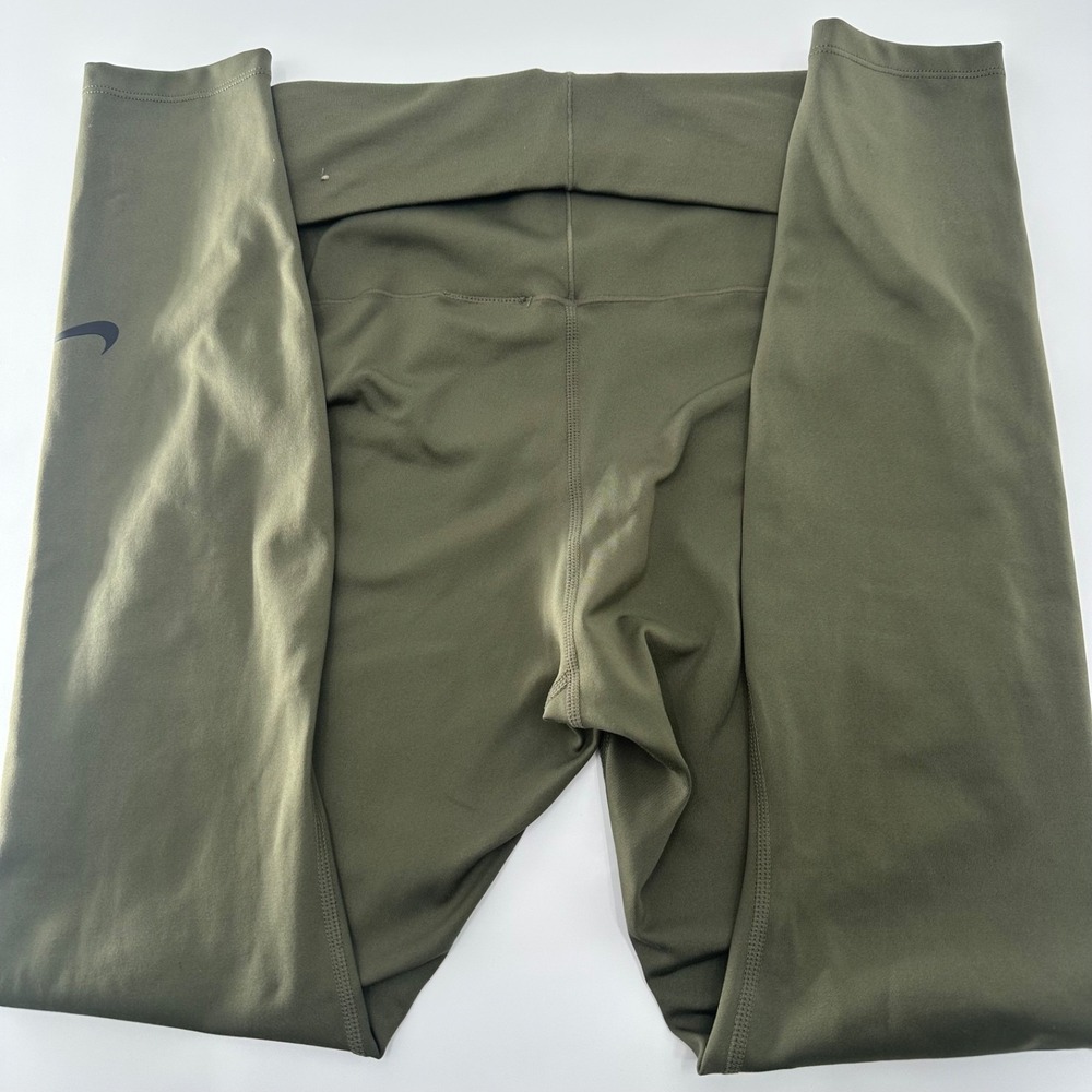 Nike Dri-FIT Move To Zero Leggings Women's Size Small Olive Green High Waisted - Picture 11 of 11